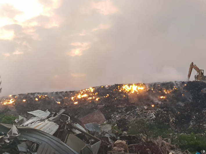 Providence Industrial Estate still closed as a result of landfill fire