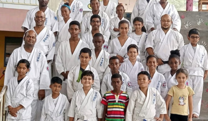 Karate     20 young Ashihara karatekas promoted