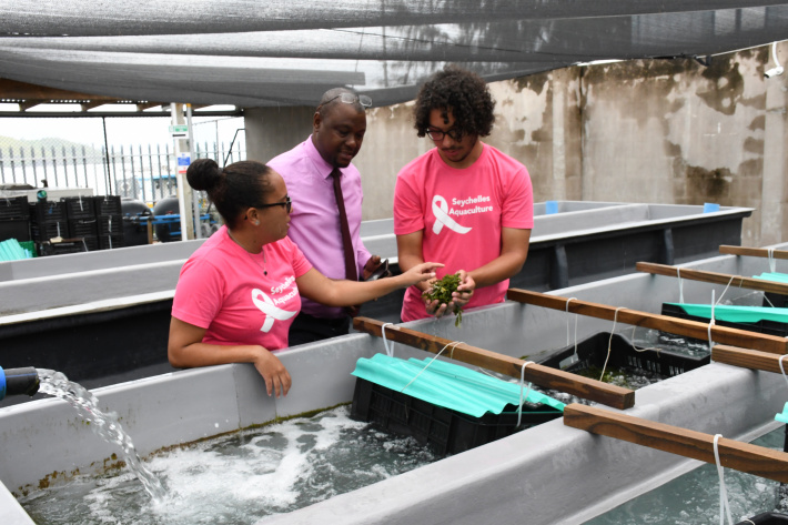 Students and MNAs dive into aquaculture   
