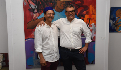 George Camille and international artist Sumo open collaborative exhibition