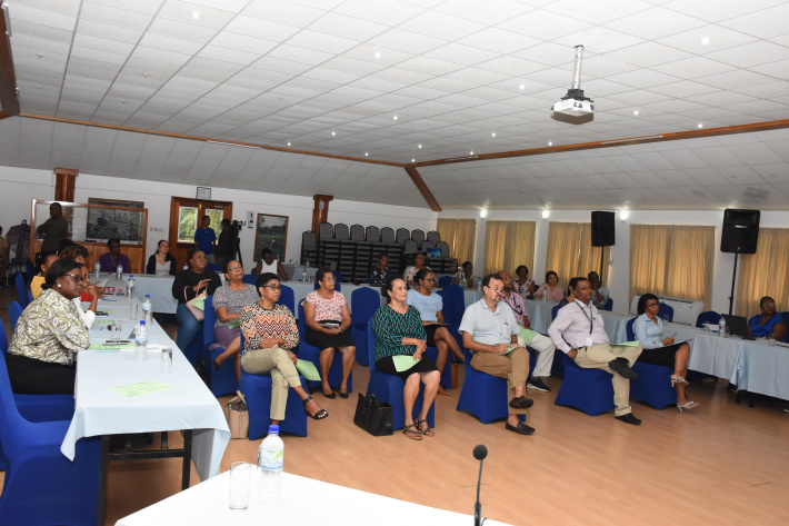 Sectoral teams working on Early Childhood Care and Education projects review progress