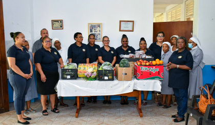 The Women’s Parliamentary Caucus visits the Butterfly Daycare at St Elizabeth