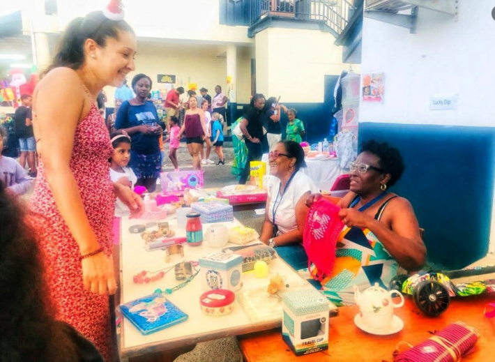 ISS Christmas market a success