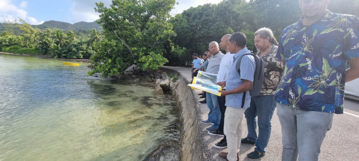 President satisfied with ongoing projects on Praslin and La Digue