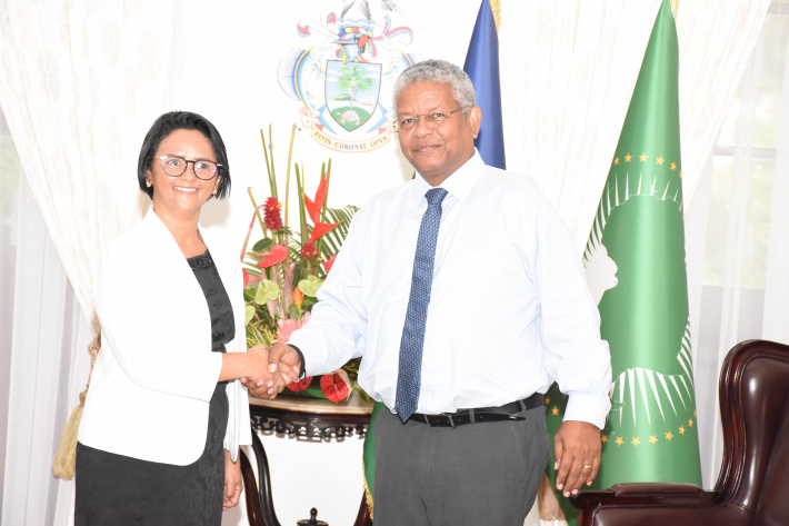 Newly appointed ambassador calls on President ahead of new posting, while second one retires
