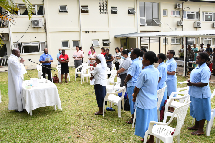 Feast Day of Our Lady of Lourdes celebrated at the Seychelles Hospital