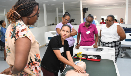 Ministry of Health re-launches basic and advanced life support training programme