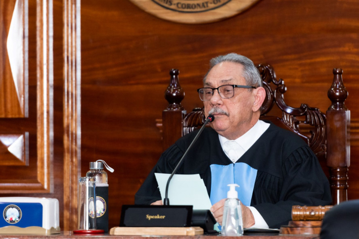 Speaker Mancienne officially opens National Assembly