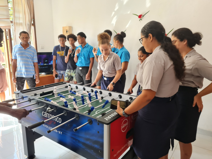 Absa Seychelles supports Anse Royale Youth hostel’s students   