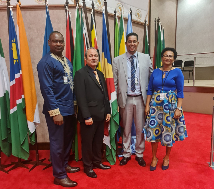Seychelles delegation attends the sitting of the Pan-African Parliament Committees