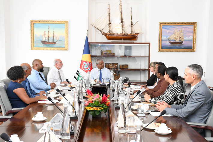    President Ramkalawan meets SIF board of trustees ahead of AGM