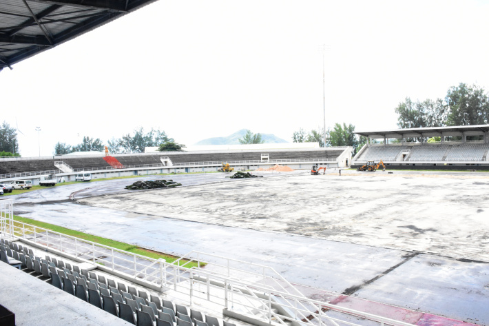 Renovation work on Stad Linite