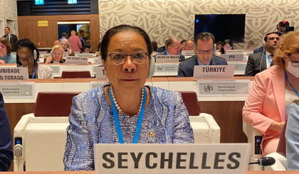 Health minister leads delegation to 76th World Health Assembly in Geneva