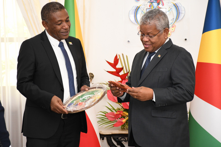 Visite de courtoisie du président de l'Assemblée nationale de l'Union des Comores à State House