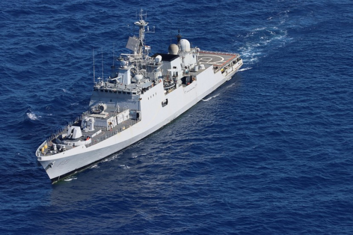 Indian naval ship visits as part of National Day celebrations   