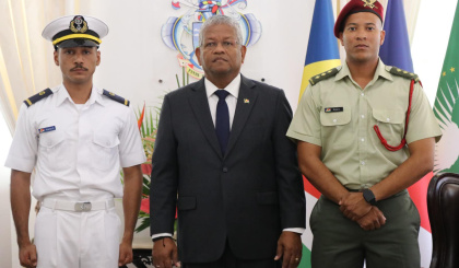 Commander-in-Chief commissions two new SDF officers