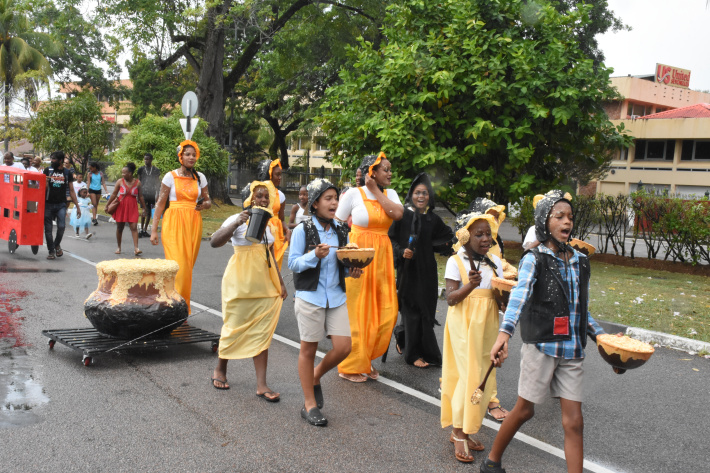 Book parade brightens  up Victoria with gaiety