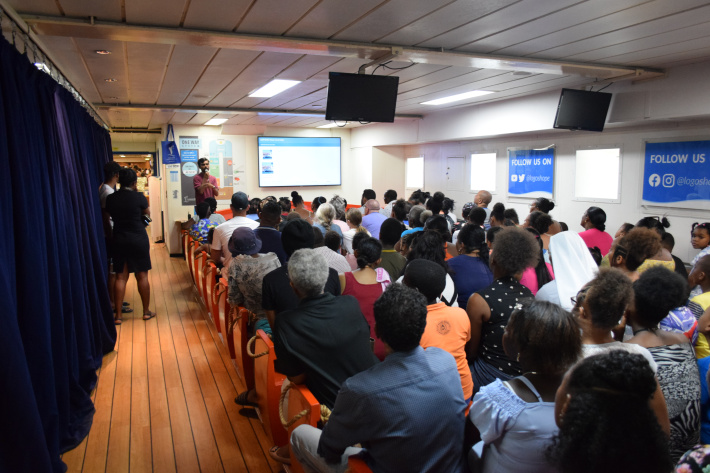 Rotary Club enriches orphans' experience on board Logos Hope
