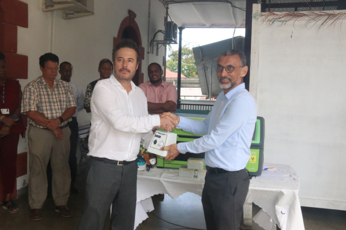 Seychelles Medical Services donates laboratory equipment and supplies worth R3 million