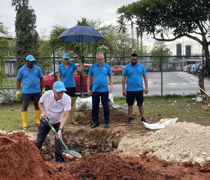 A remarkable beautification activity commemorating Clean up the World Day