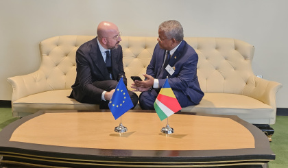 President Ramkalawan holds talks with President of the EU Council