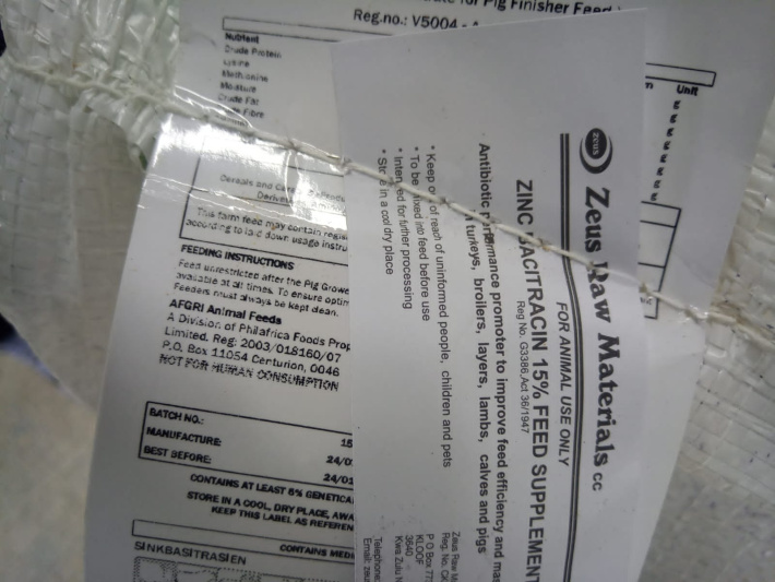 Ferox Feed raises concerns over animal feed containing antibiotics