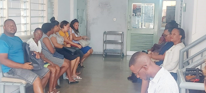 Teachers donate blood