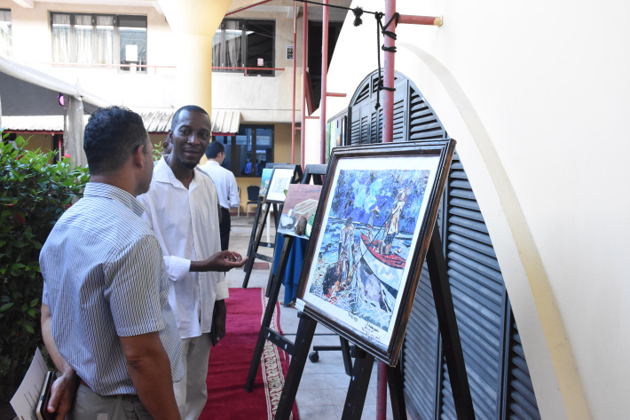 Teachers’ Week     Teachers’ art work depicted through exhibition