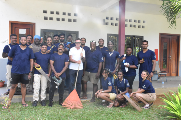 Hilton Seychelles’ ‘Travel with Purpose’ initiative lights up Foyer de Nazareth