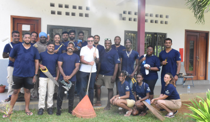 Hilton Seychelles’ ‘Travel with Purpose’ initiative lights up Foyer de Nazareth