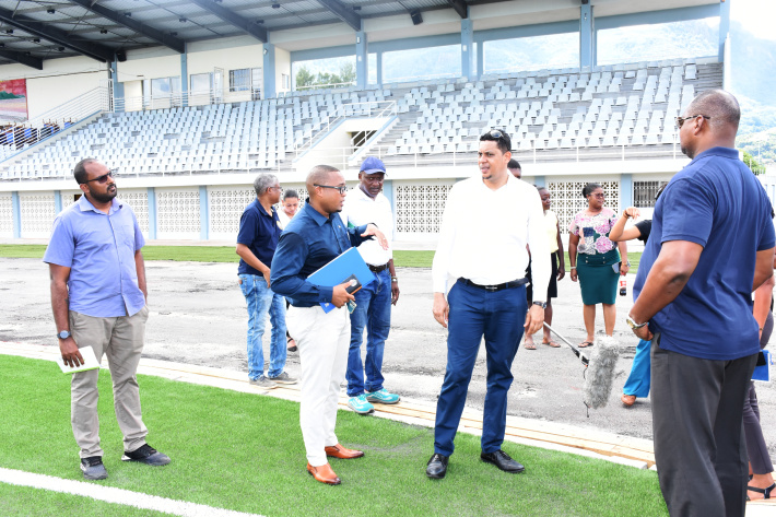 MYSCC within the National Assembly visits the Roche Caïman sports complex