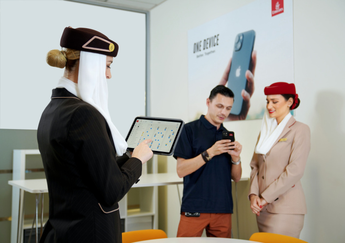    Emirates deploys 20,000 Apple products to cabin crew to transform inflight services   