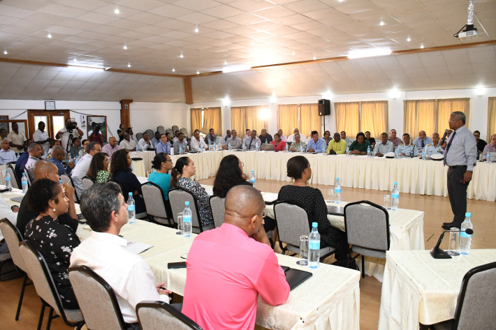 President Ramkalawan addresses the third executive forum   