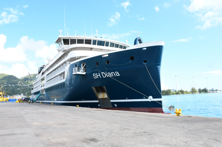 Cruise season 2023-2024 sets sail with SH Diana's grand arrival -Seychelles Nation - Vimarsana News