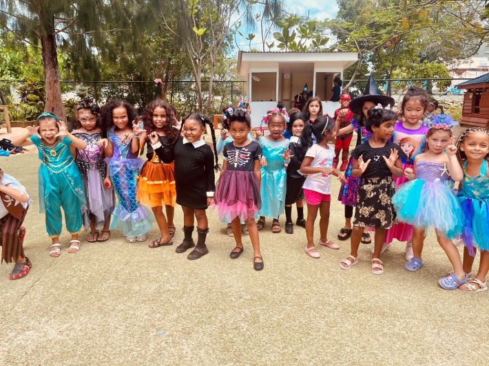 ISS celebrates ‘Spooktacular’ Halloween dress-up and crazy hair day