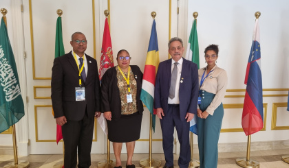 Seychelles delegation attends 147th IPU assembly