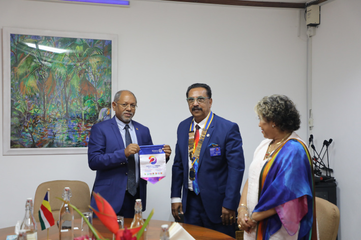 Rotary District Governor calls on Vice-President Afif