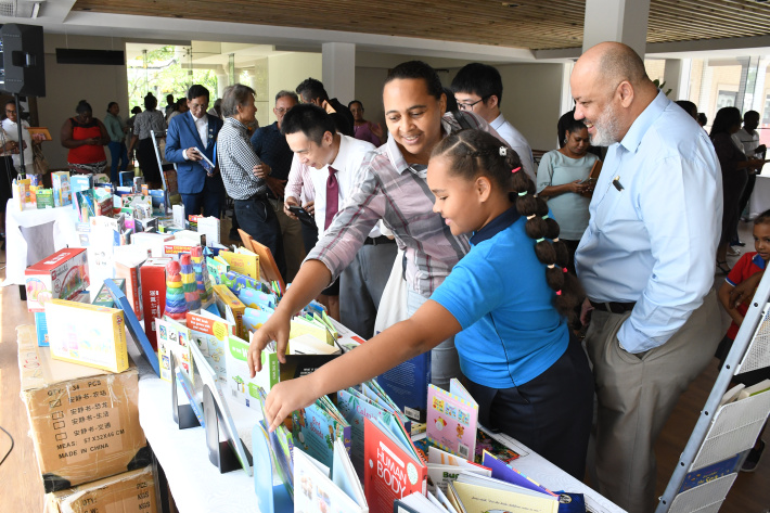 Library receives  over 2000 books