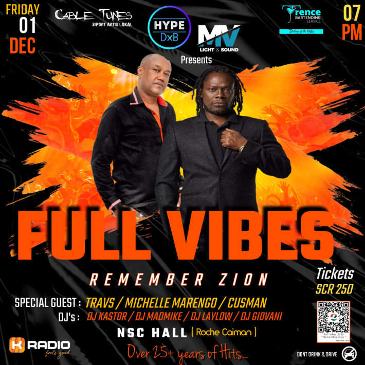 FULL VIBES live in Seychelles   