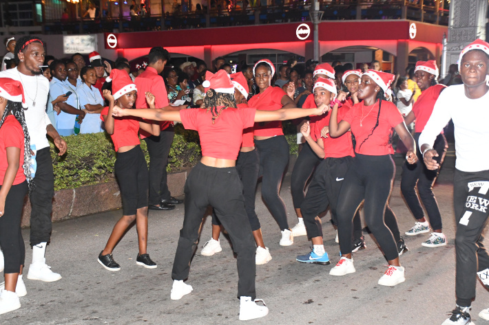 First Victoria Christmas lights parade impresses onlookers