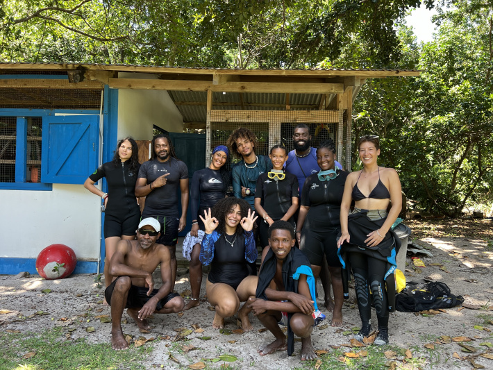 Mass coral outplanting in Curieuse marine park