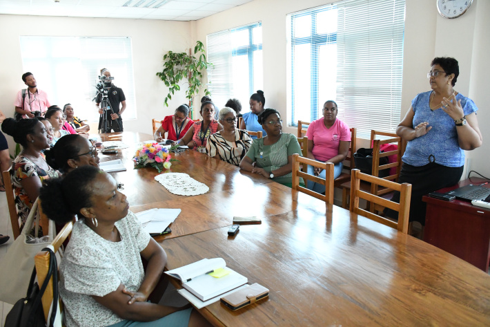 Breast cancer awareness talk for Social Affairs staff