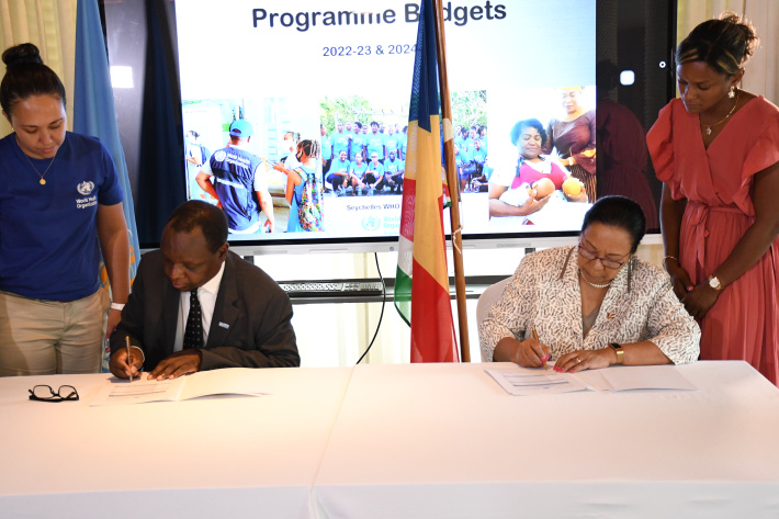Health ministry and WHO sign 2024-2025 biennial programme