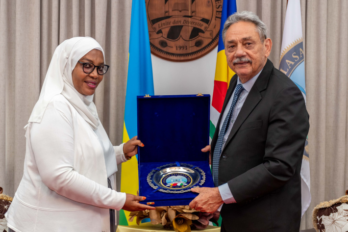 Rwanda’s newly-accredited high commissioner calls on Speaker Mancienne