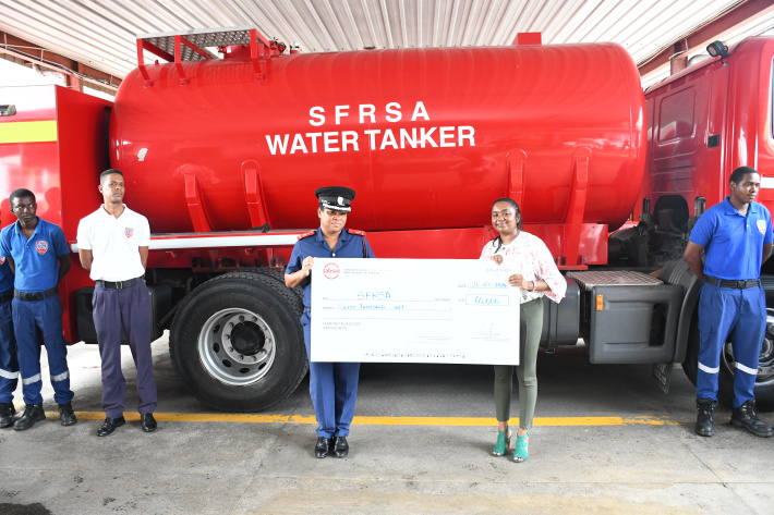 Hunt Deltel & Co Ltd donates to local fire services - Vimarsana News