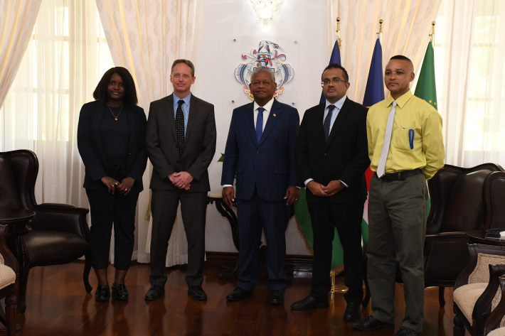 IMF representatives call on President Ramkalawan   