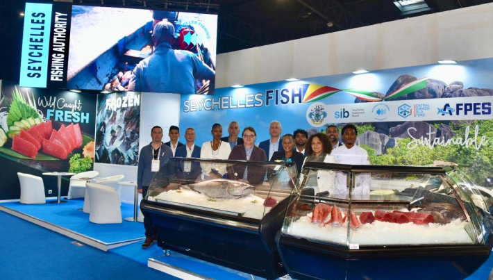 Seychelles shines once again at world’s largest seafood expo