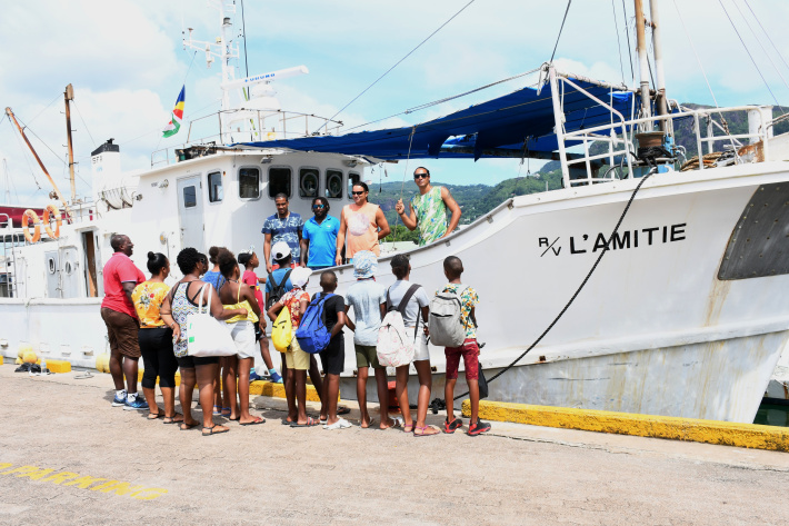 Unforgettable fishing trip for President’s Village children