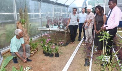 Seychelles opens Orchids Collection Greenhouse