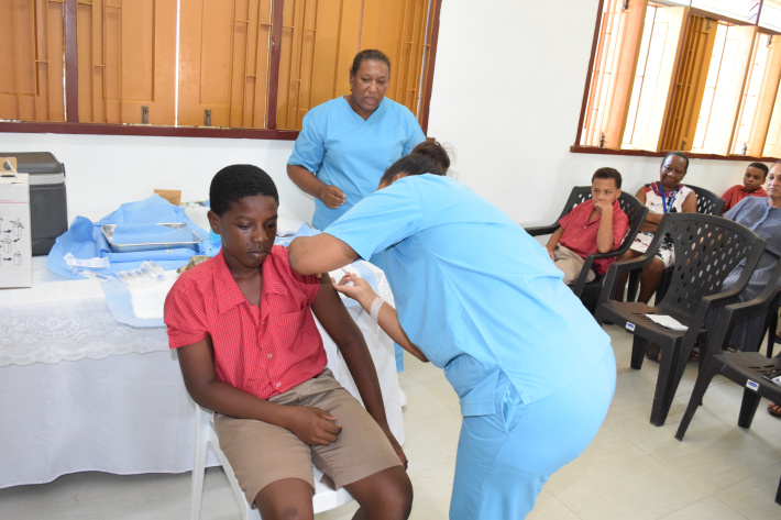 Plaisance primary school launches HPV vaccination programme for boys   